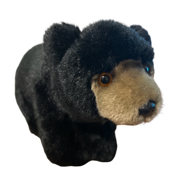GANZ Other - Webkinz Ganz Black Bear With Brown Nose Six Inch Collectible Stuffed Animal